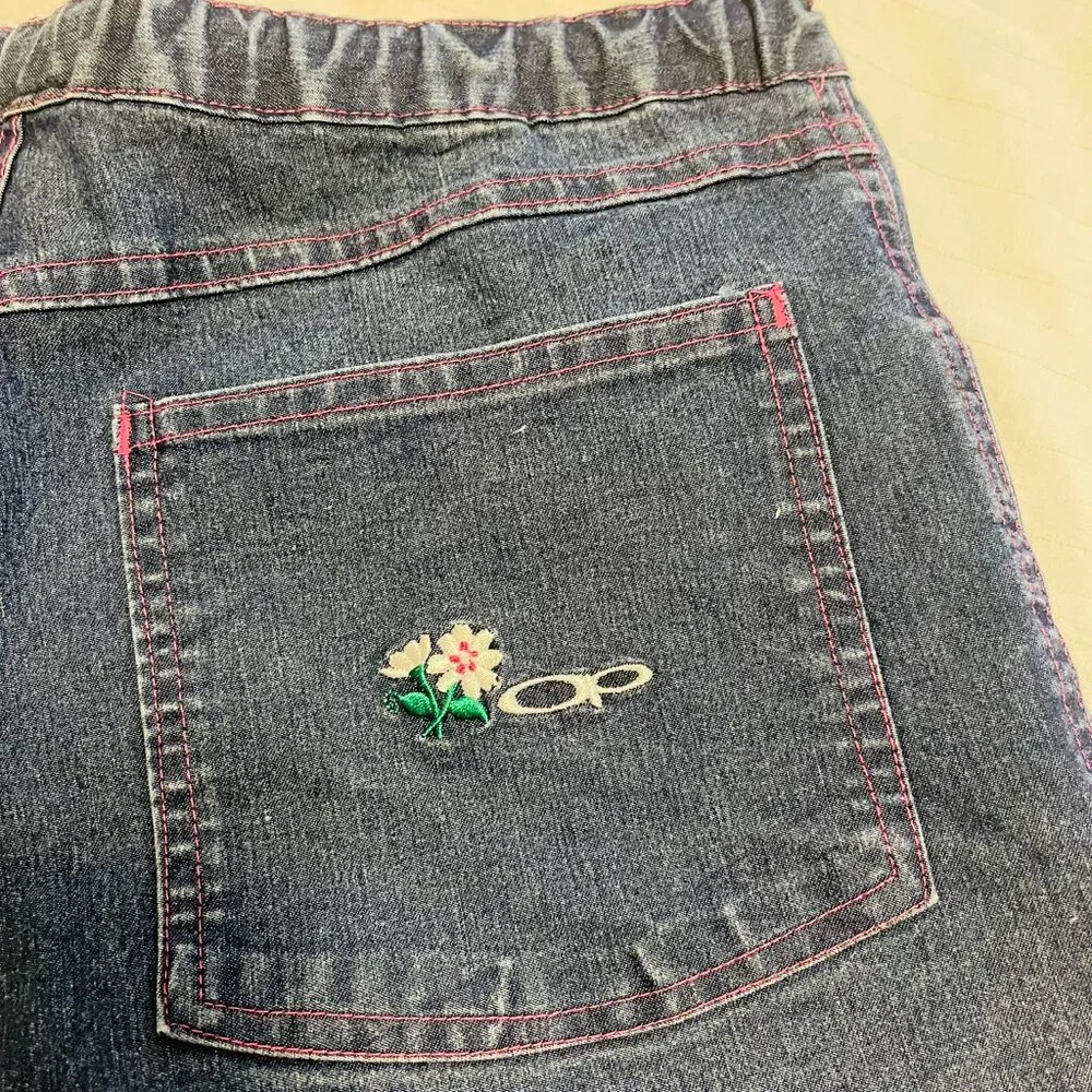 OCEAN PACIFIC Girls Denim Shorts. EUC. Size 16. - Picture 8 of 9